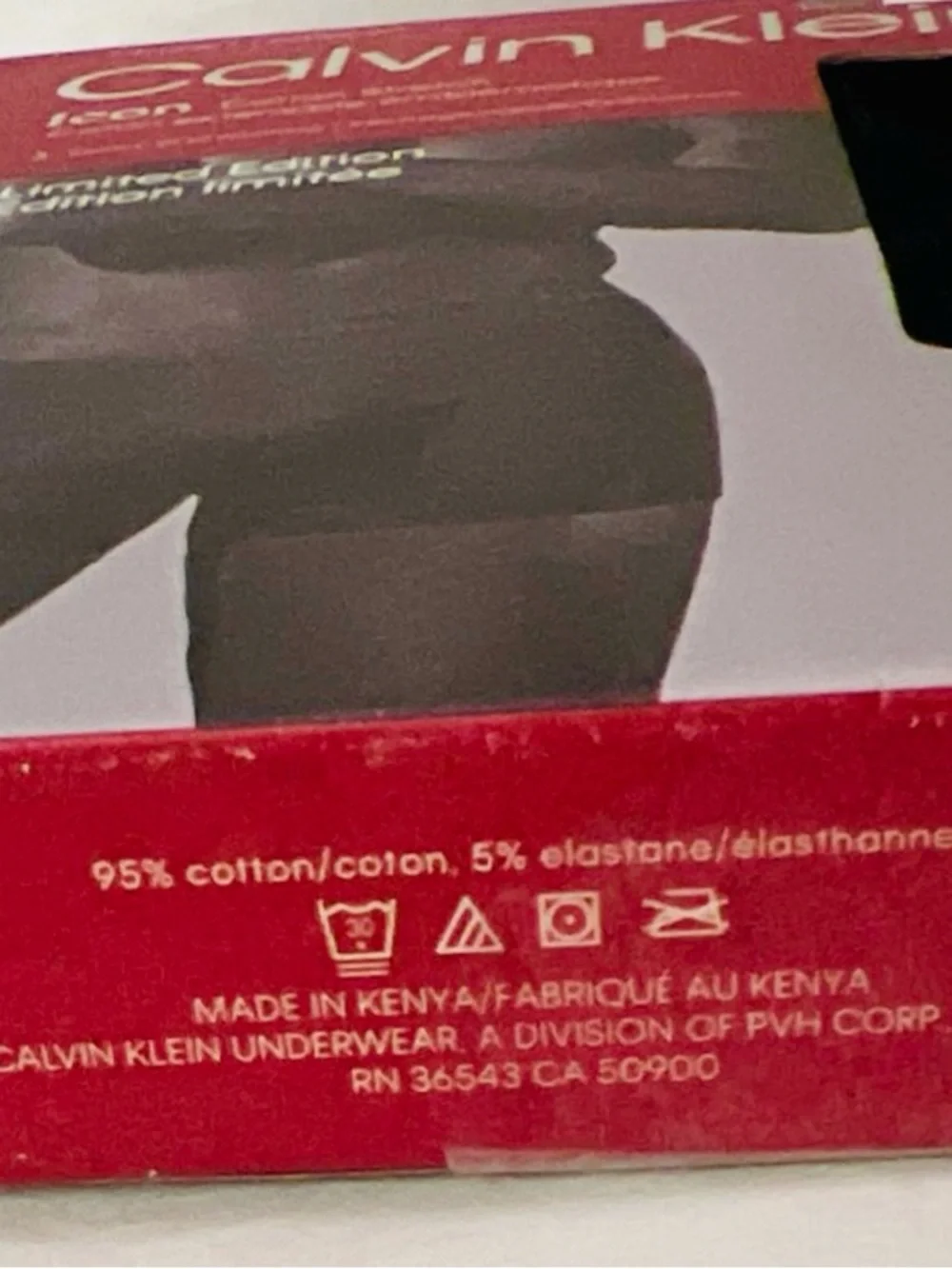 Calvin Klein Black Logo Waistband Boxer Briefs Limited Edition New in box Large - Picture 8 of 9